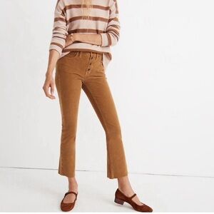 Madewell Cali Demi-Boot Jeans: Corduroy Edition. Excellent condition! Size 24